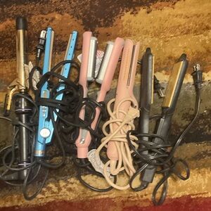 Lot of 5 name brand hair tools